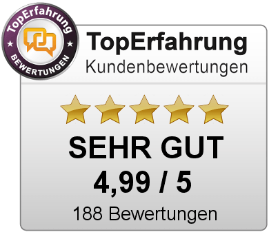Gütesiegel von denkefair.de bei TopErfahrung.de